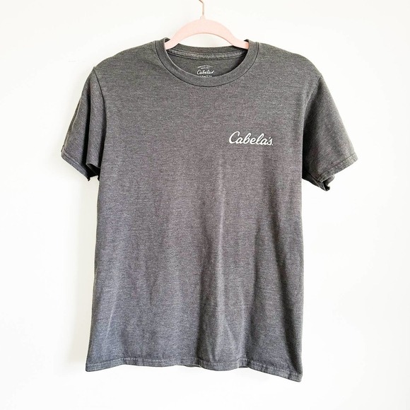 Cabela's Gray Cheektowaga NY Tee Shirt sz Small - Picture 2 of 4